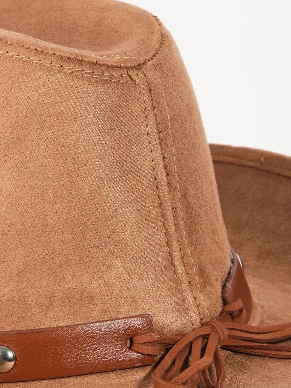 Trendy Studded Brim Cowboy Hat
